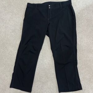 Kuhl Strattus Trail Pants Quick Dry Ripstop Black Women's 18W Inseam 28.5" GUC